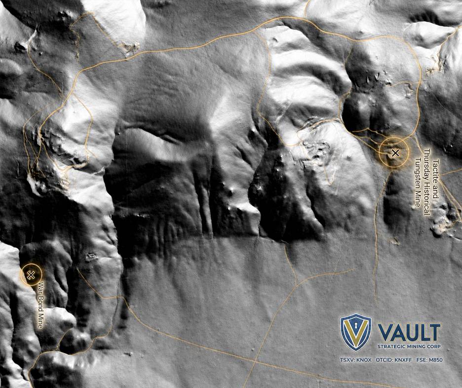 2026 Lidar Survey at War Bond Historical Tungsten Mine